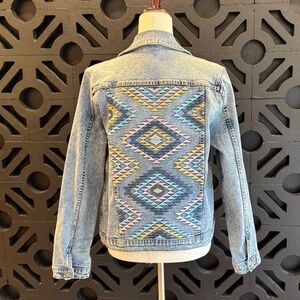 Driftwood | Embroidered Denim Jean Jacket